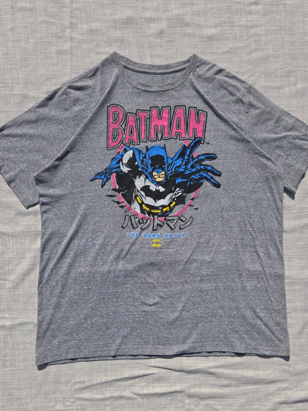 Batman The Dark Knight kanji vintage inspired, official DC Graphic Tee🦇